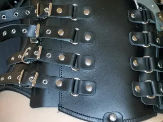 Anal in Leather Harness