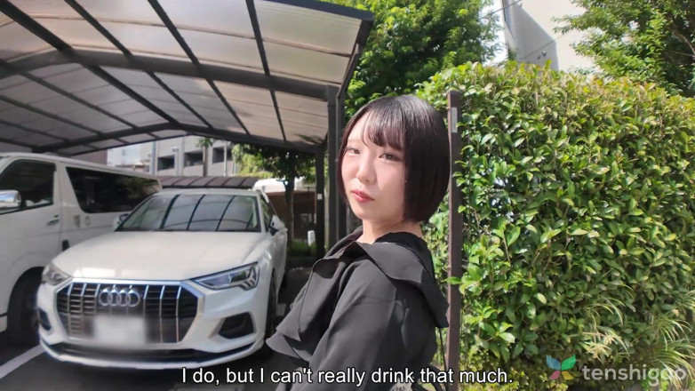Tenshigao: Thick and Busty Bartender Riina Kurusu Loves Mature Cock
