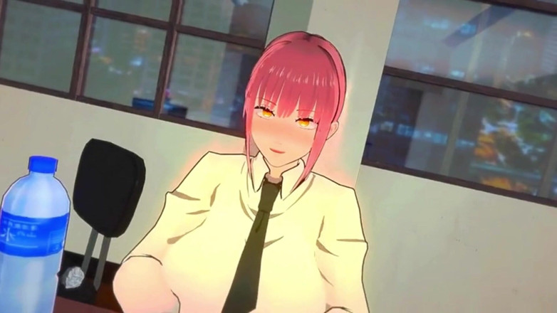 NSFWOtaku: Chainsawman - Makima Office Pleasure - 3D Hentai Animations