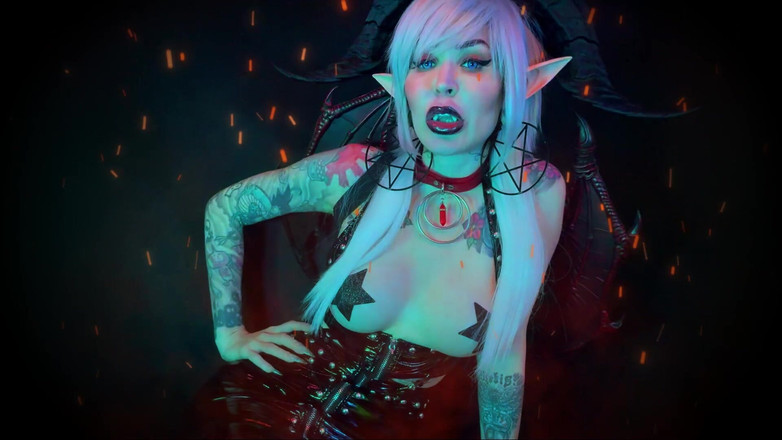 Baal Eldritch: Treinamento no banheiro do inferno com Demoness Baal - Castidade, Edição...