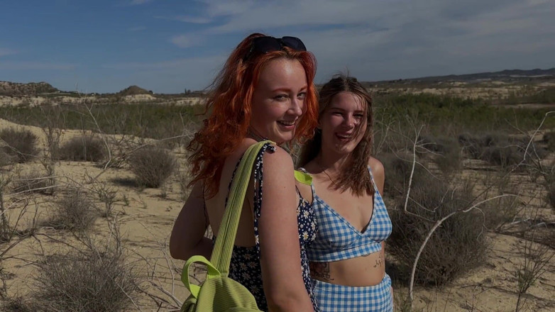 Sheryl X Sinclair: Exclusive: Two Girls Walking Naked Outside in Converse!
