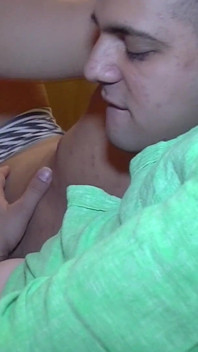 Bulging Throat Deepthroat Sloppy - Drooling on Throbbing Cock