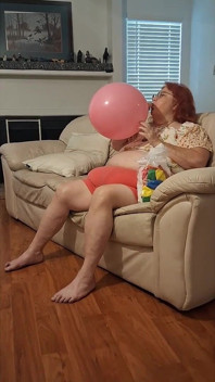 Requested Blow up and Pop Video by Big Beauty Nurse Vicki