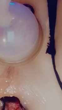 Sklavins Plays with Her Holes for Her Master