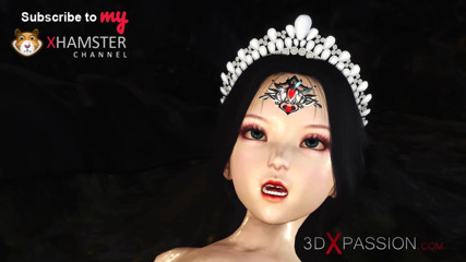 3dxpassion: Sex incitant! Frumoasa tânără regină este futută tare de un...