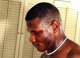 Bareback TV: Muscular black studs banging hard and jerking dicks