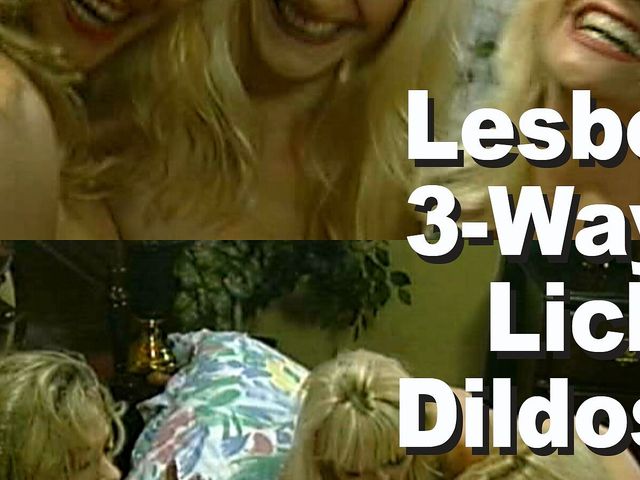 Caressa Savage & Kim Kitaine & Laura Palmer Lesbo 3-way Lick Dildos Gmct3163 (Edge Interactive Publishing)