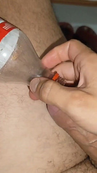 Boy Gets His Dick Stuck in a Coca-cola Bottle