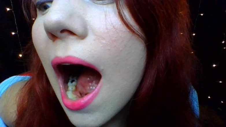 Scarlet Vixen: Fetiche de boca - molars y extensión de labios