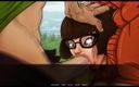 Naughty gameplays: Velma la sumisa puta - facial y garganta profunda, garganta profunda...