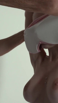 Hot and pretty babe does blowjob and fucking with big George