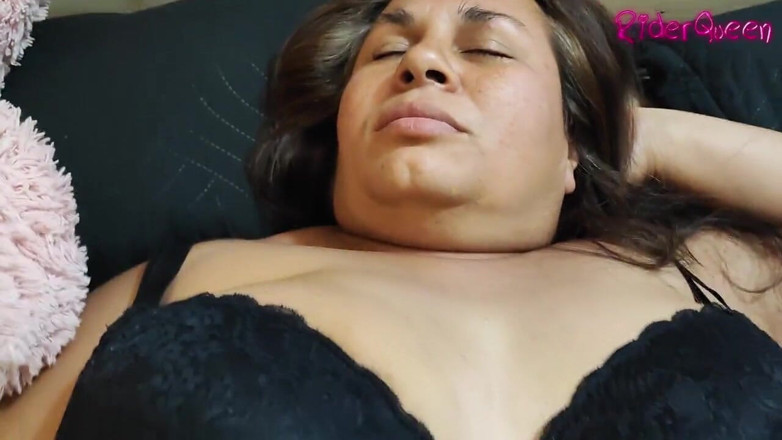 Only Riderqueen BBW Step Mom Latina Alone: Stepmom Is Fucked in Her Bed