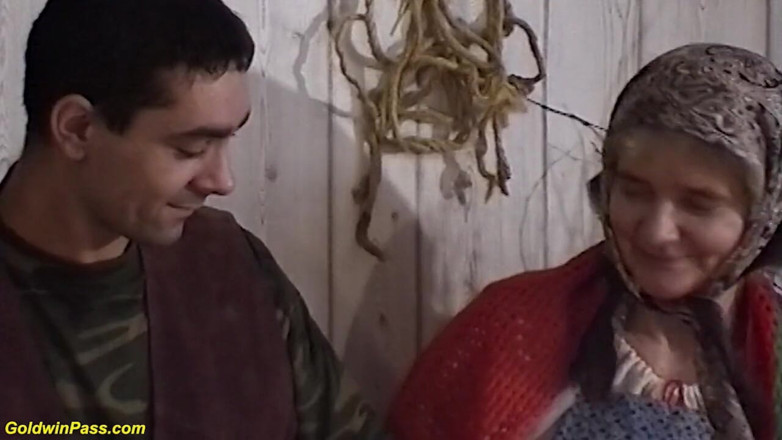 Goldwin pass: Hairy bush 78 years old granny gets rough fucked by her...