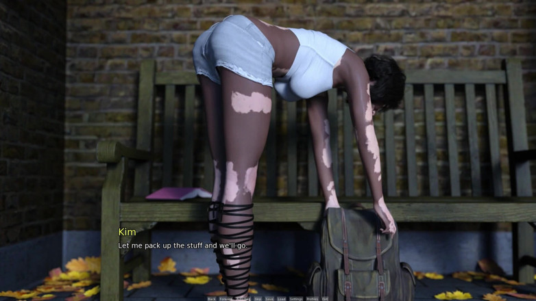 3D Cartoon Porn: Moje kolej 245 - Rande k obědu Kim a Marka uvnitř jejího...