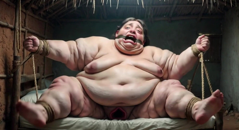 YOUR BEST FANTASY: Desperate SSBBW in Rope Bondage - Dripping Fat Wide Pussy