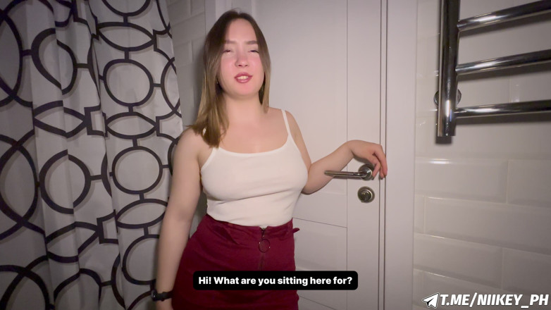 Niiikey: Fucked Slutty College Girl at Party in the Toilet! We...