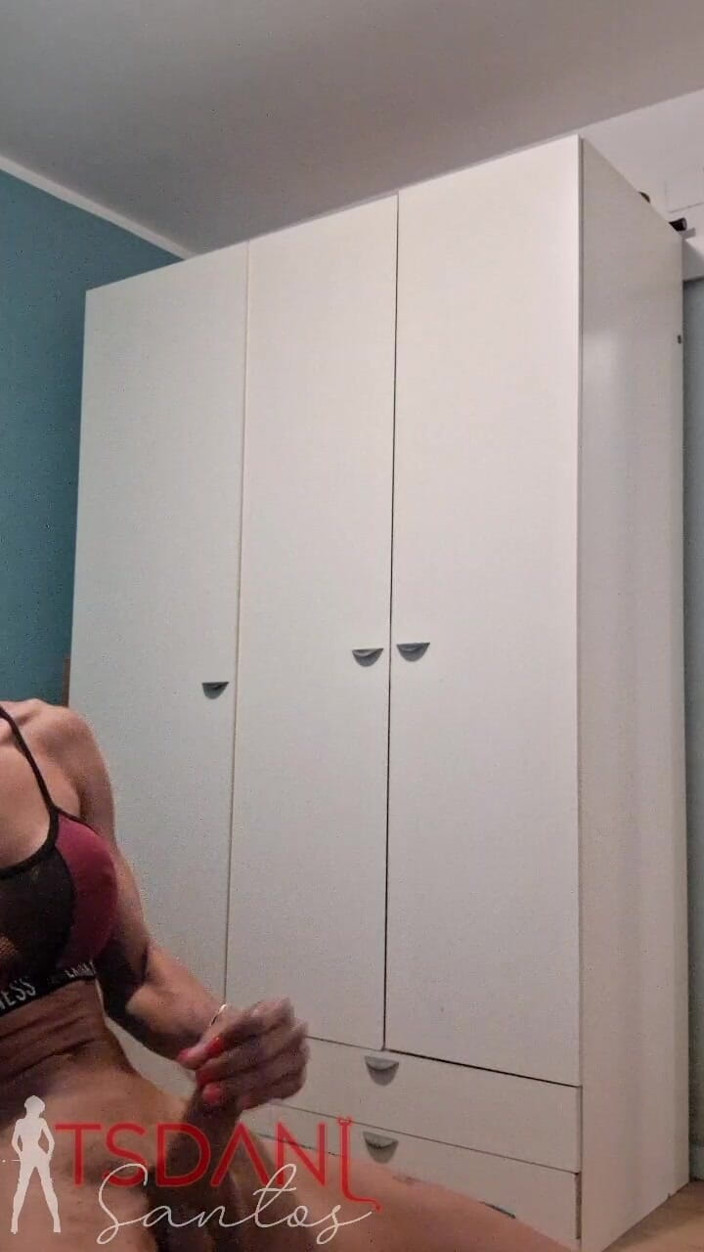 Tsdanisantos1: Oh, It's so Hot, I'm Going to Take My Dick...