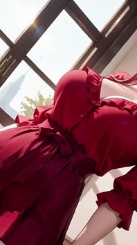 From Office to Hotel Bed, She Fixes Her Shirt While Locking Eyes with You
