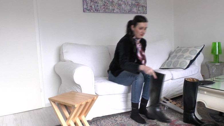 Lady Victoria Valente: Thay đổi khởi động và ngửi tất đen POV, Lady Victoria Valente