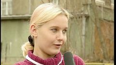 Dirty Teeny: Blonďatá teenagerka se svléká na vintage castingu