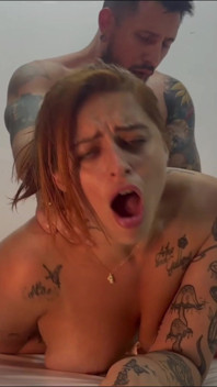 Redhead Moaning Wildly Taking Thick Cock in Tight Ass