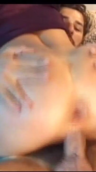 Double Penetration and Cumshot in Ass and Mouth for Sexy MILF with Hairy Pussy