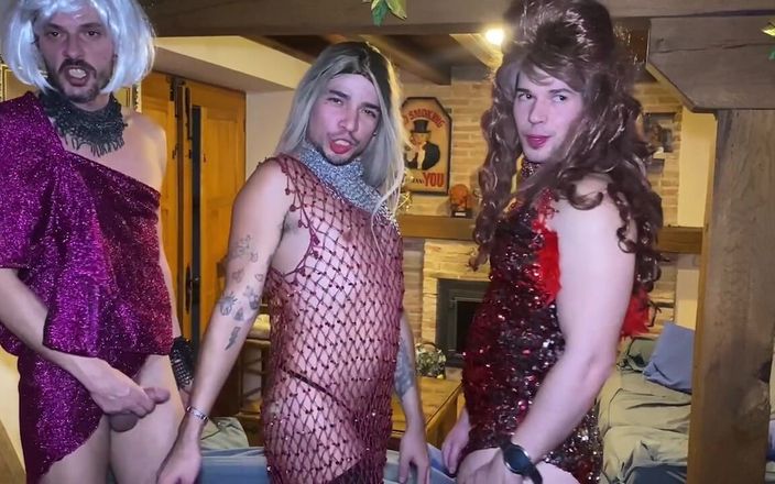 Leo Bulgari exclusive videos!!!: Różowy Hause!! Leo Bulgari jest zmysłową transwestytą zerżniętą przez Viktora...