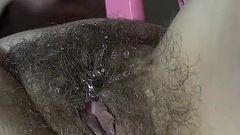 Tattoed Slut Got Pillow Hump and Vibrator Orgasm