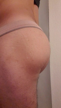 Ass in Girls Underwear