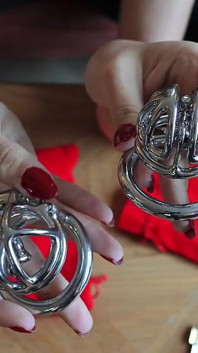 Ny stel kyskhetsbur unboxing
