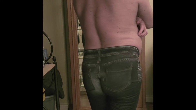 NiceBum2: 透明な試着ホールセクシーなお尻