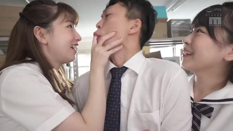 Smooth Time: Saliva-filled Tongue Kiss and Nipple Licking Rush! Little Devil Slut....