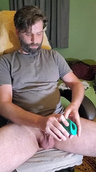 Mírame hacer una gran carga gloopía y ver mi semen de cerca