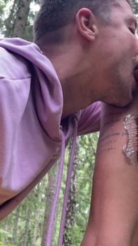 Couple Trying to Shoot a Porn Video Outdoors