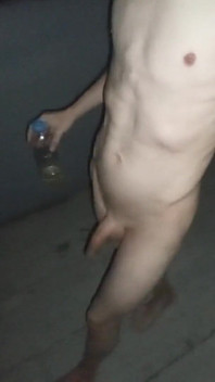 Nude in Playing with Piss