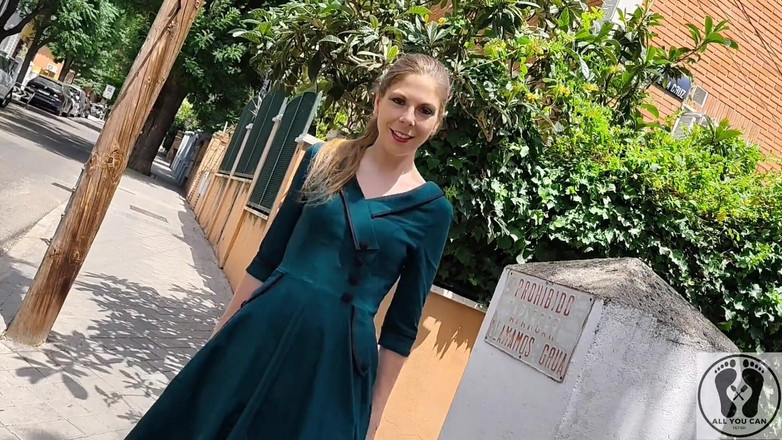 All You Can Fetish: Orta yaşlı seksi kadın alice maze klasik iç çamaşırı yeşil elbise...