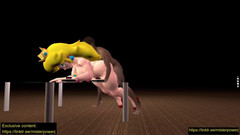 Misterj 3d Studio: Princess peach tradisce mario a pecorina