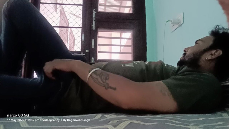 Rajasthani-old-lover: Uomo indiana gode della masturbazione