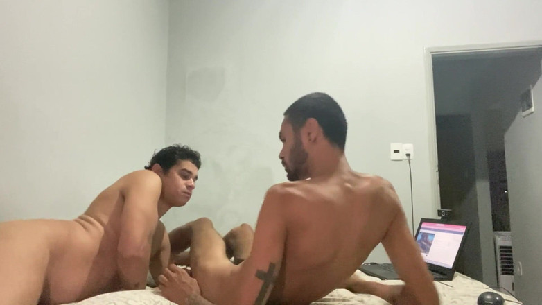 Leandro e Asafe: Den jungen lutschen und vor der webcam zeigen