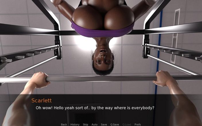 Nala plays games 77Futas: Follando el gimnasio de ébano sexy - MILF Breeder # 2 - gameplay
