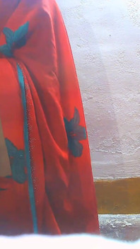 Une belle-sœur du sari rouge aux seins se fait baiser par son beau-frère