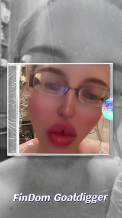 FinDom Goaldigger: Sliny z mých velkých rtů