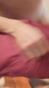 Dry Humping Bed, Smooth Twink Fucks Pillow, Cums in Fleshlight, with Loud Moanings