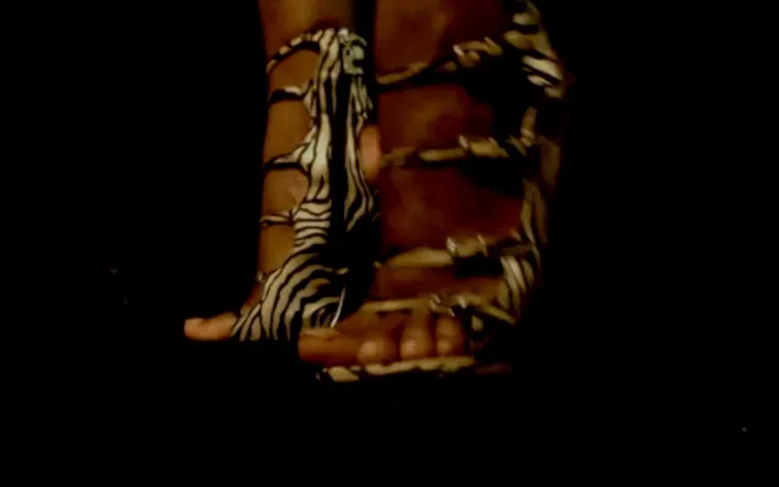 The Goddess Simone: Sexy zebra high heels