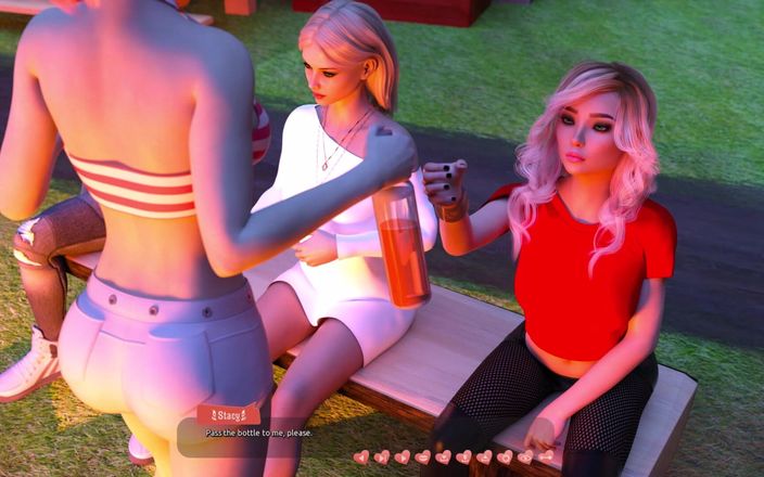 3D cartoon porn: Допомога красуням 36: зізнання в багатті - життєві історії під зірками
