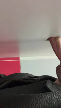Scally Chav Boy in Leather Jacket Try Glory Hole in the First Time