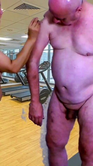 ADAMANDEVE: Shaved in the Gym with Garabas and Olpr