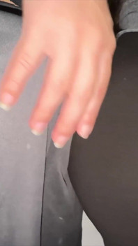 Big-assed Woman Grabs Stranger's Dick