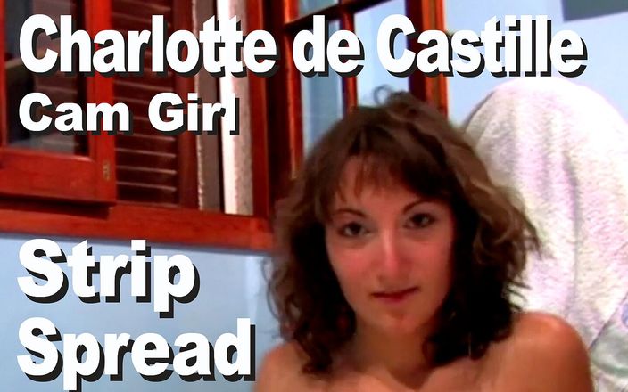 Edge Interactive Publishing: Charlotte De Castille Cam Dziewczyna Rozbieranie różowe masturbuje się