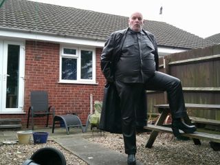 Leatherman63: Kožená trenč kabát